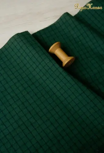 Thumbnail: 140x50cm Autumn and Winter New Retro Plaid Cotton Sewing Fabric, Making Shirt Co