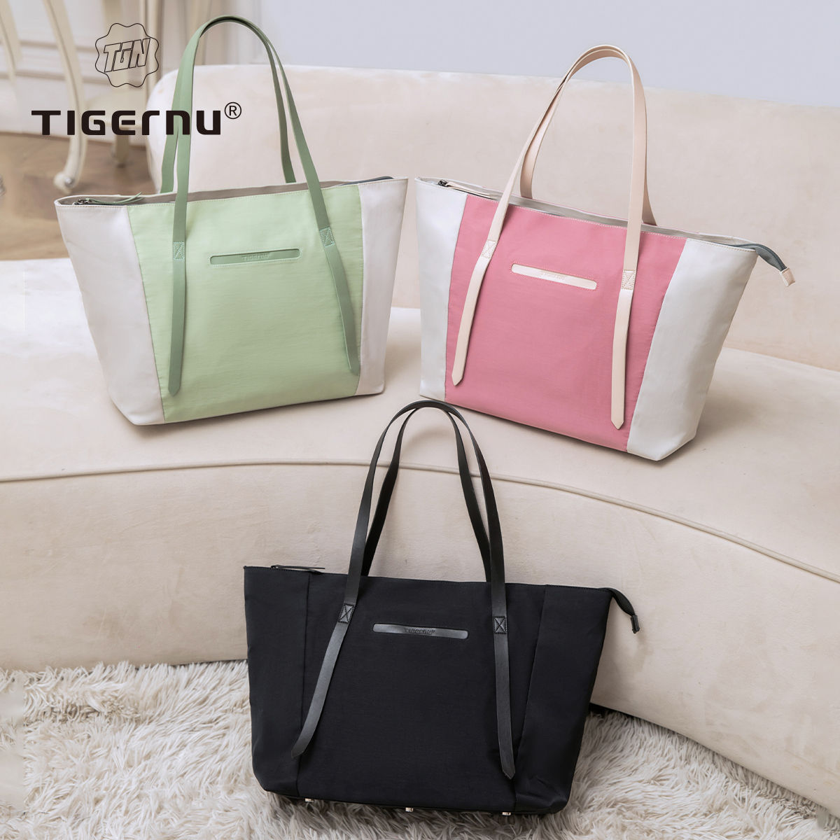 Tigernu Women Tote Bag Female Handbag Girls Shoulder Bags Commuting Sling Bag Wo