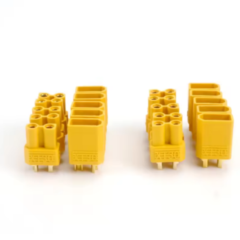 10/20 pairs XT30 2mm Gold Plated Battery Connector with Heat Shrink Tube for Dro