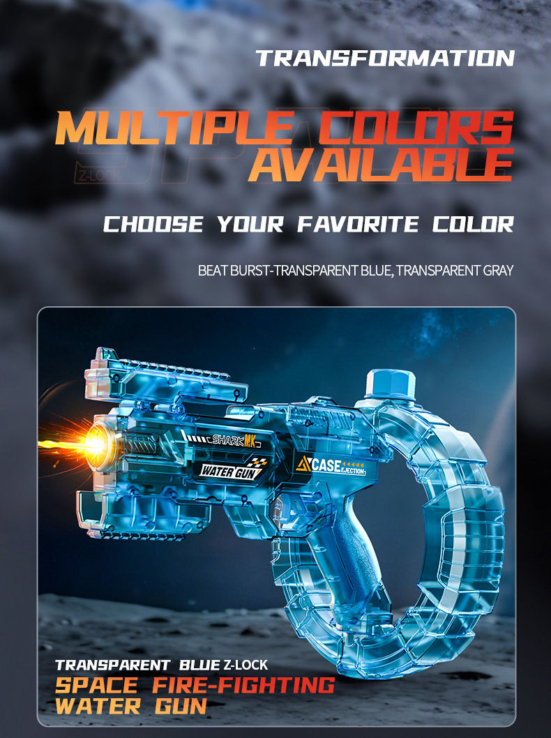 Thumbnail: Gatling Rotating Electric Water Gun with Light-Up High Speed Continuous Shooting