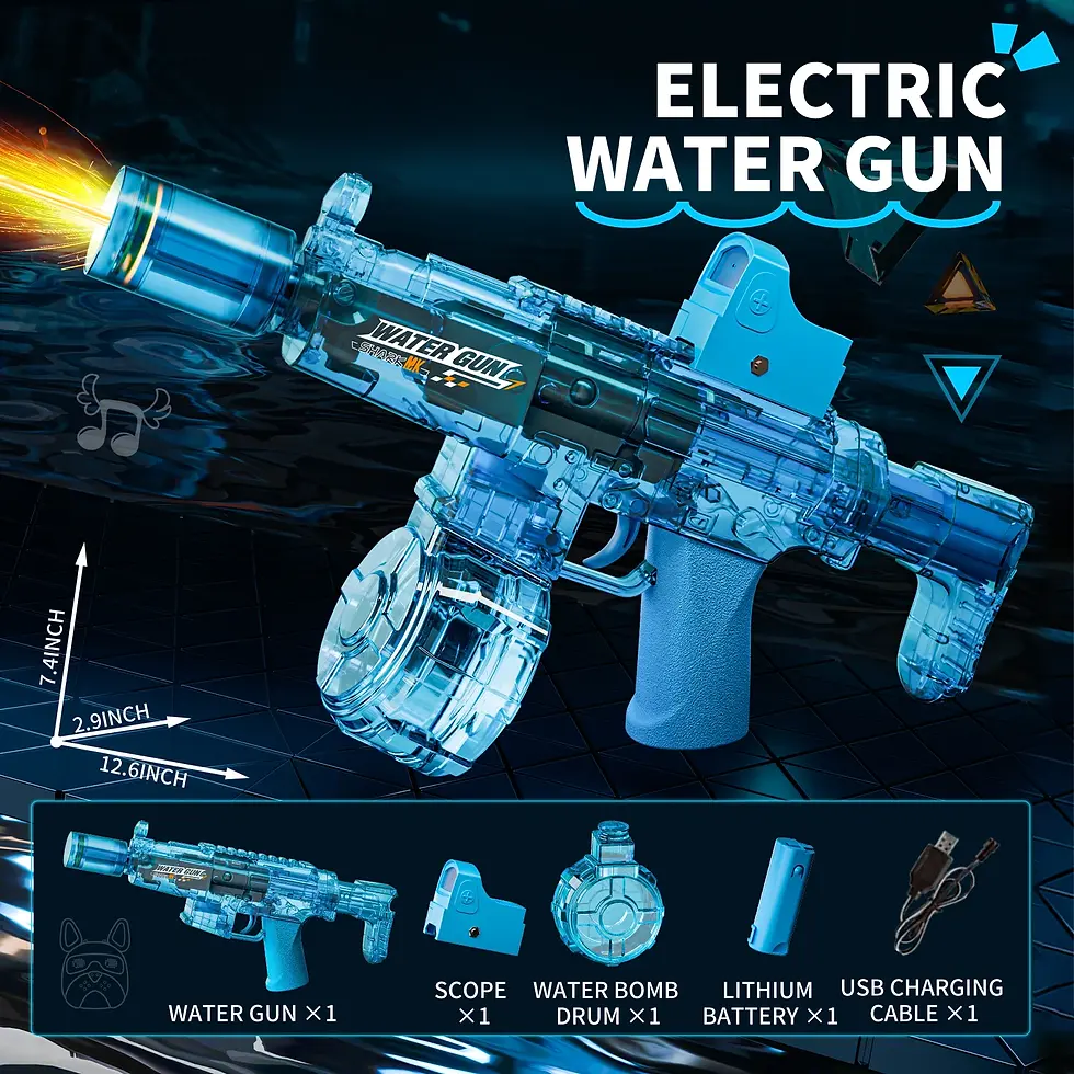 Thumbnail: Simulated Flame Electric Water Gun Large Capacity Summer Beach Swimming Pool Out