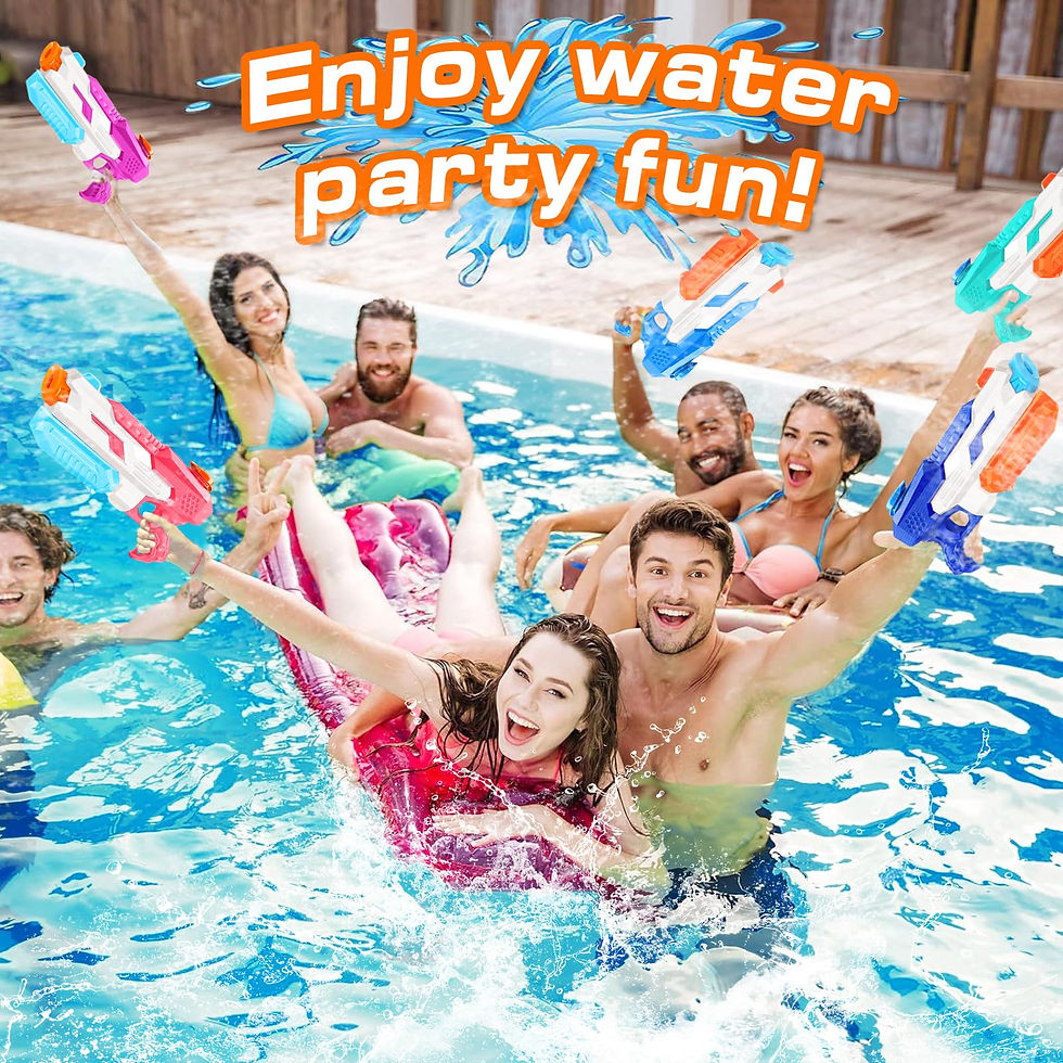 Thumbnail: 530cc Water Gun Toys for Kids Adult Squirt Blasters Super WaterGun Soaker with L