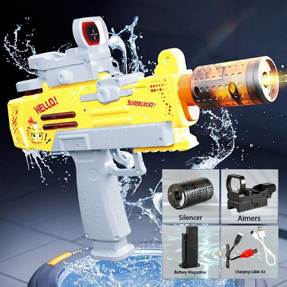 Thumbnail: UZI Water Gun Toy Swimming Pool Play Water Adult Shots Games Toy Outdoor Games H