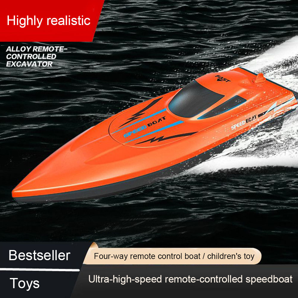 Children's High Speed Remote Control Boat Toy Submersible Electric Speedboat Sim