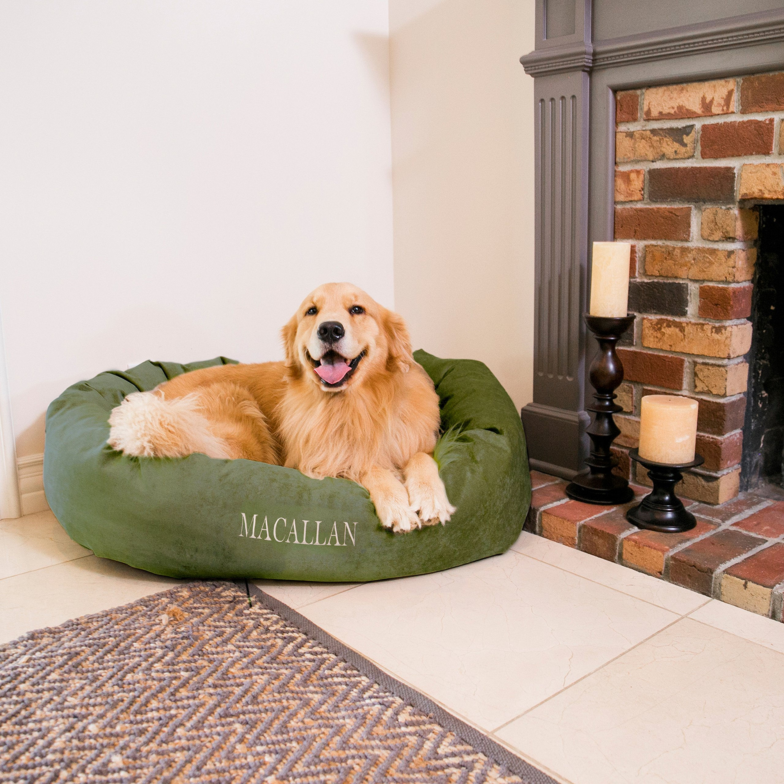 Majestic Pet Personalized Villa Shredded Memory Foam Mix Calming Dog Bed Washabl