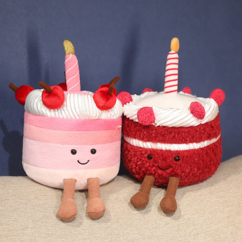 Thumbnail: Kawaii Cartoon Hot Cake Plush Doll High Quality Soft Stuffed Fruit Strawberry We