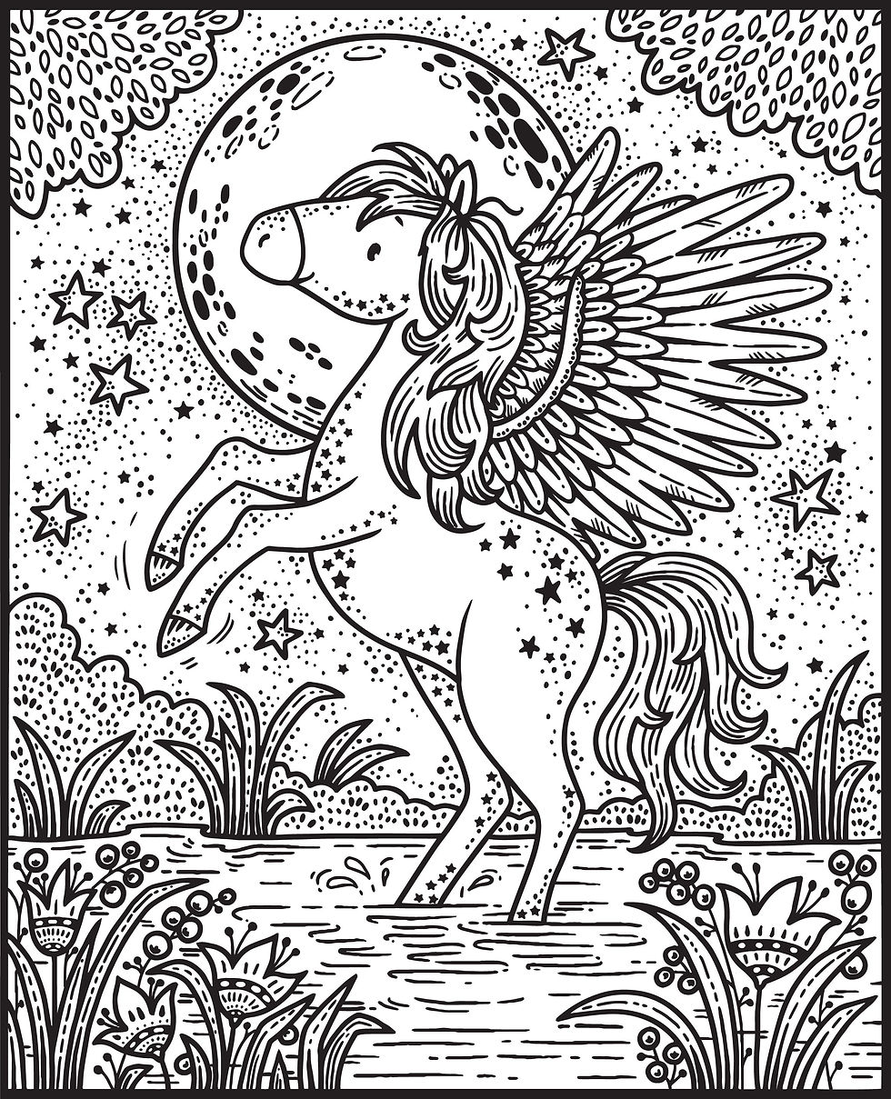 Миниатюра: Magical Creatures Magic Painting Book