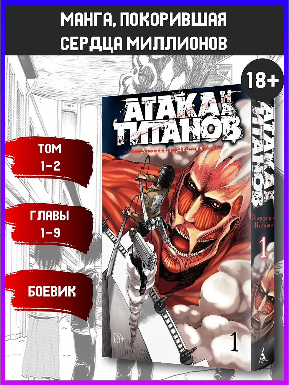 Миниатюра: Атака на титанов. Книга 1