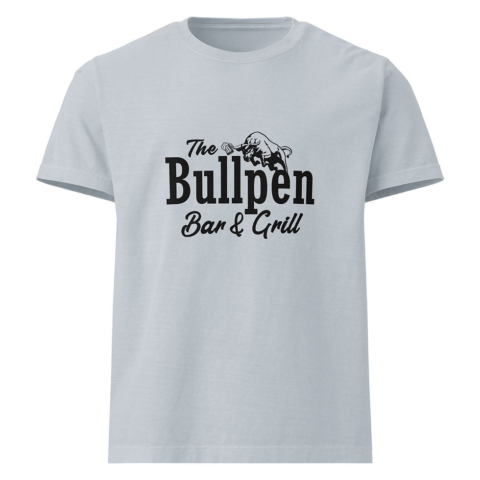 Thumbnail: Oversized Garment-Dyed T-Shirt | Bella + Canvas 4810 | Front Logo