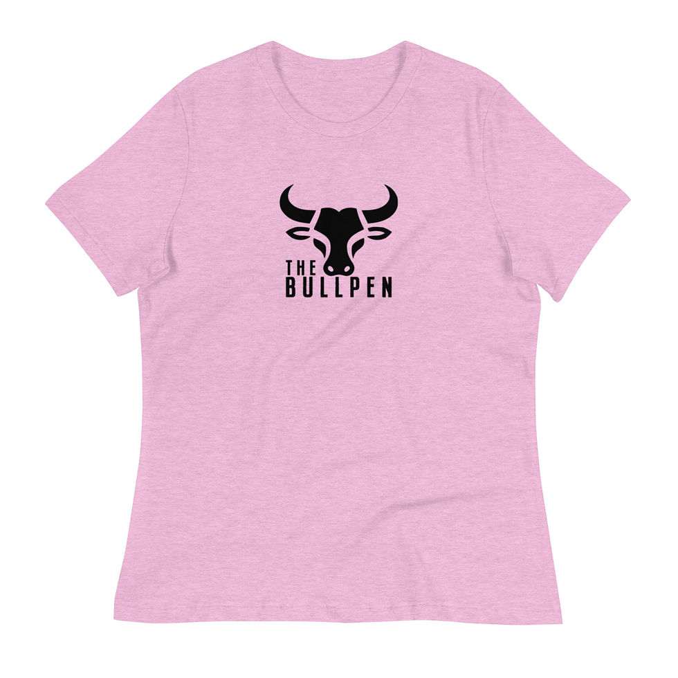 Thumbnail: Women's Relaxed T-Shirt | Bella + Canvas 6400 | Front Logo