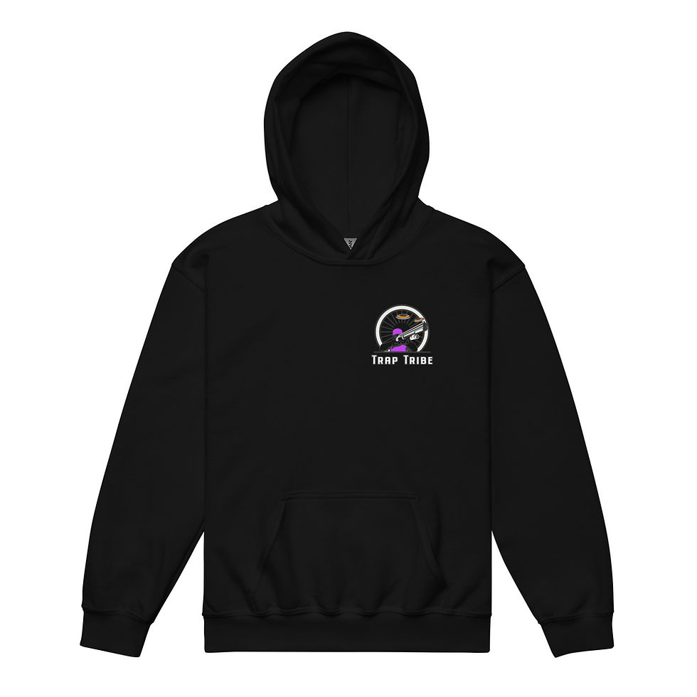 Thumbnail: Youth Heavy Blend Hoodie | Gildan 18500B | 2 side USA Flag