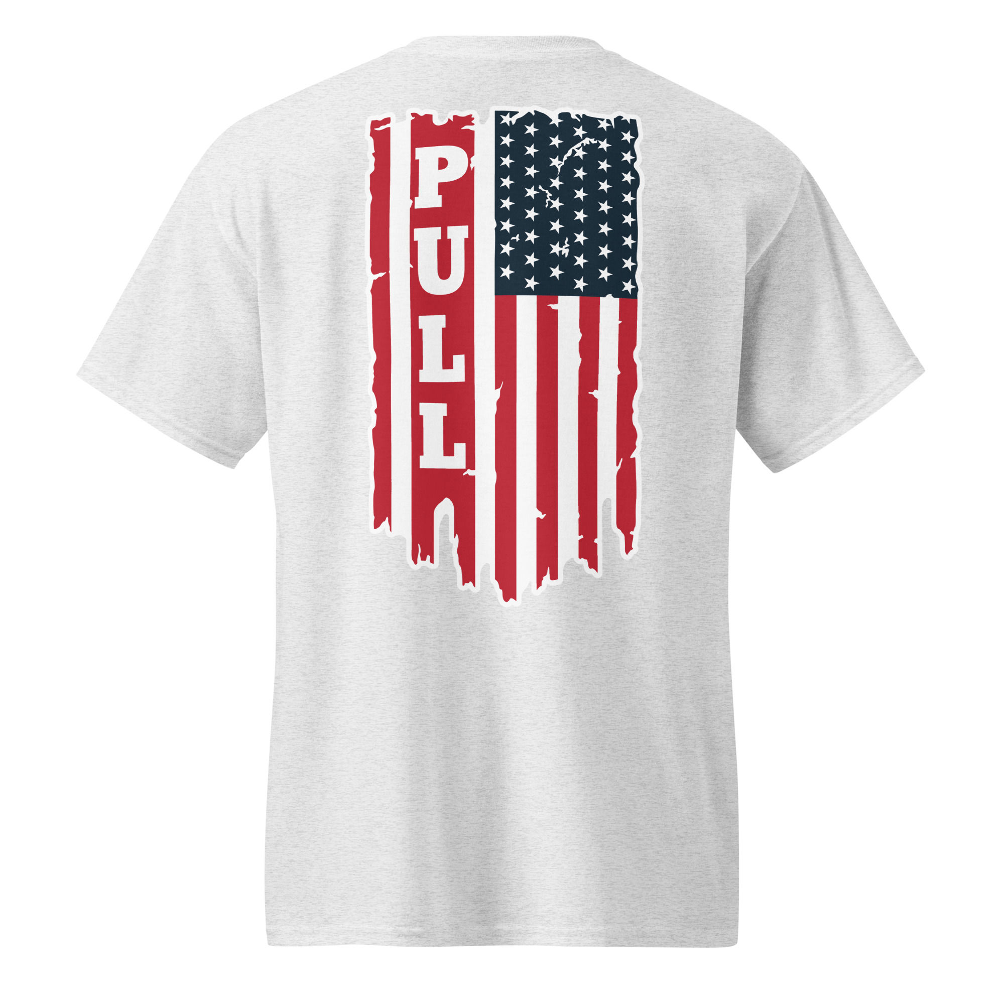 DryBlend® T-Shirt | Gildan 8000 | 2 side USA Flag