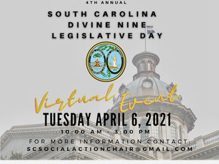 Register now for the 4th Annual South Carolina Divine Nine Legislative Day