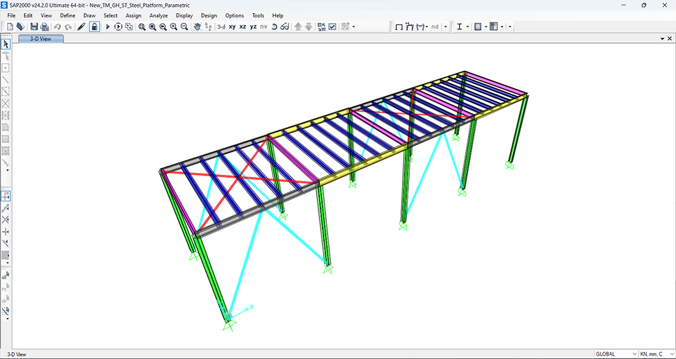 steel parametric SAP2000 model.png