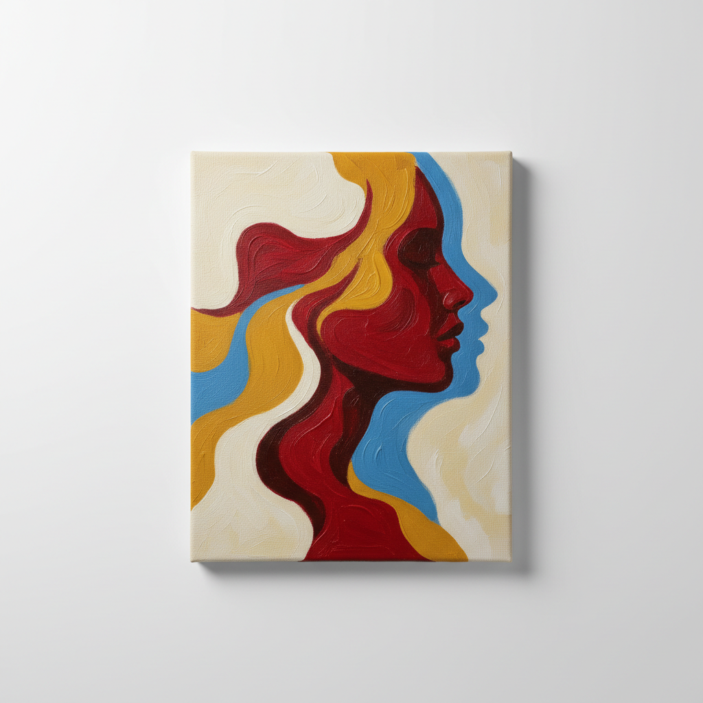 Abstracte BonaLisa Interpretatie