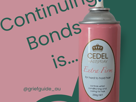 The Hairspray I never use: A Personal story of Continuing Bonds