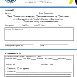 AGS Absence Request Form