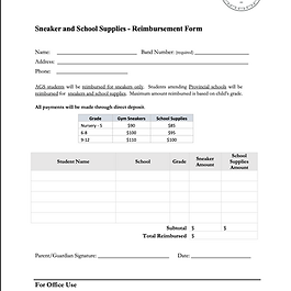 Reimbursement Form