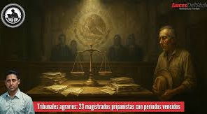 Tribunales agrarios: 23 magistrados priparistas con periodos vencidos