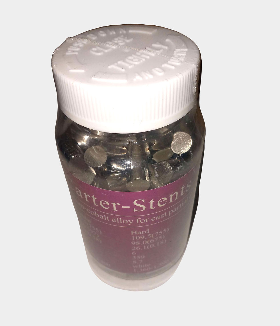 Miniature : CARTER-STENTS Cadre de prothèse dentaire, alliage de Cobalt et chrome1kilo