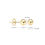 Thumbnail: 7122YGO Blush oorstekers geelgoud bolletjes 5mm