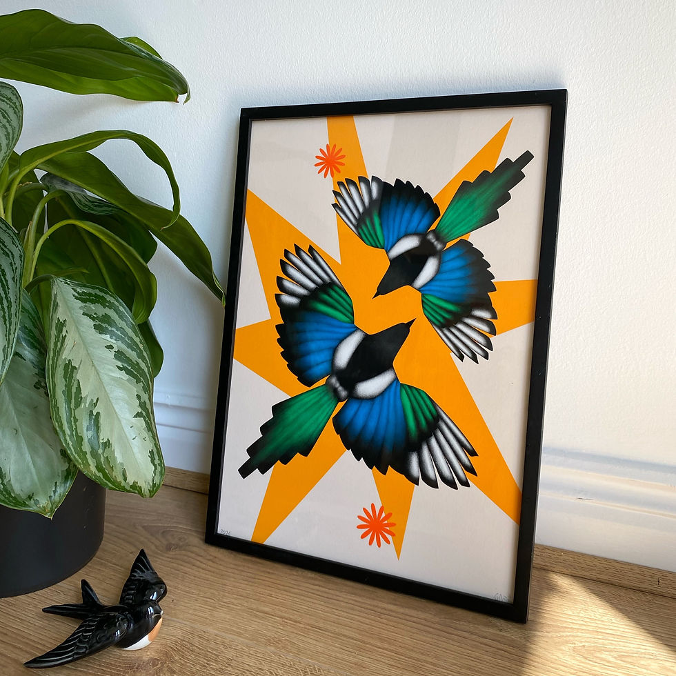 Thumbnail: BRINGING JOY - Giclée Print