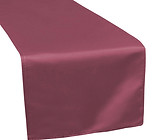 Lamour Satin Table Runner Burgundy