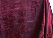 Crinkle Taffeta Tablecloth Burgundy
