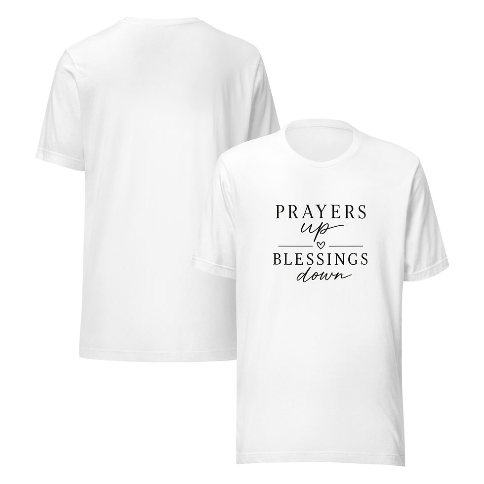 Thumbnail: Prayers Up Unisex t-shirt