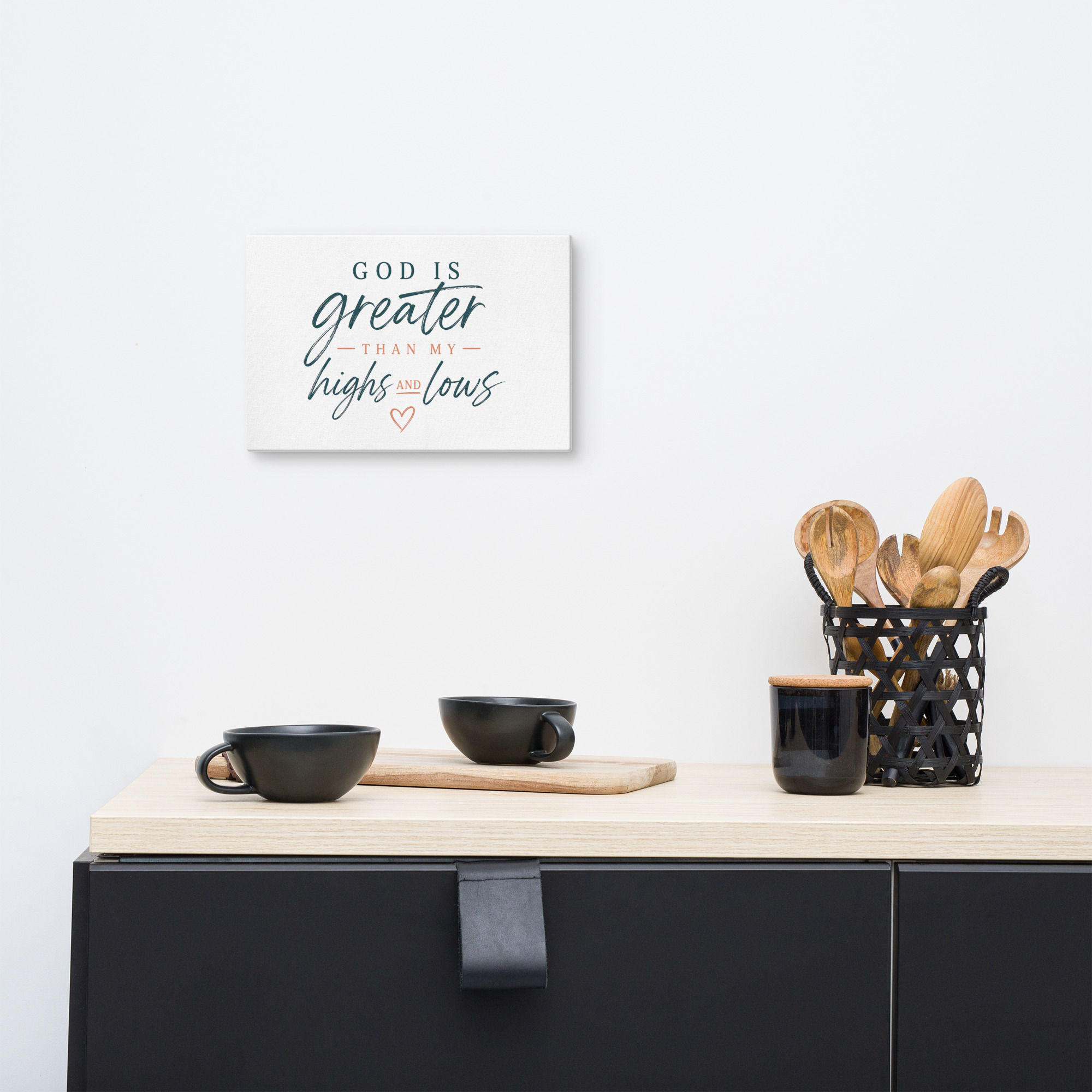 God Is Greater Wall Canvas