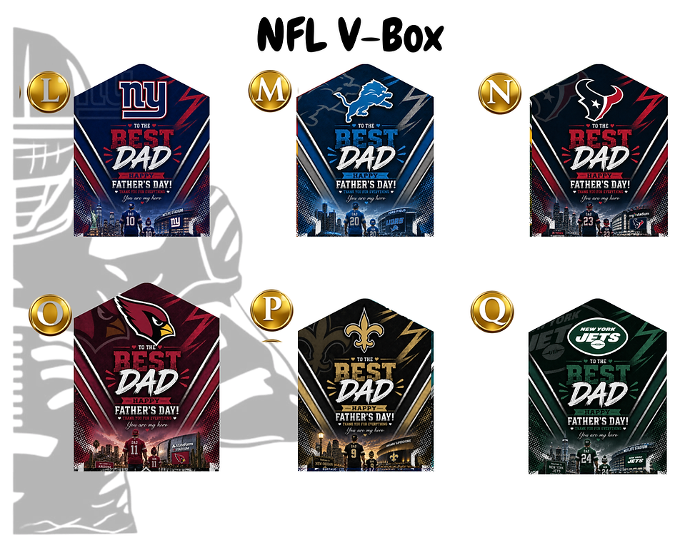 Thumbnail: 🏈 NFL V- Gift Box – Pre-Cut Foam Board Kit