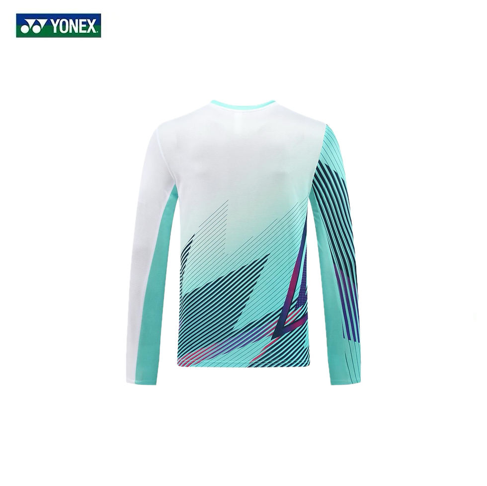 Thumbnail: Yonex Fall Winter Game Wear Couple Long-Sleeve Shirt Breathable Quick Dry