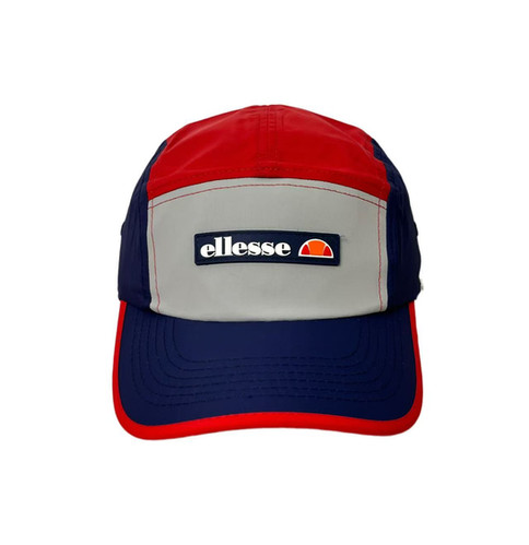Ellesse 5 Panel Cap Colour Block Red Grey Navy | Netten