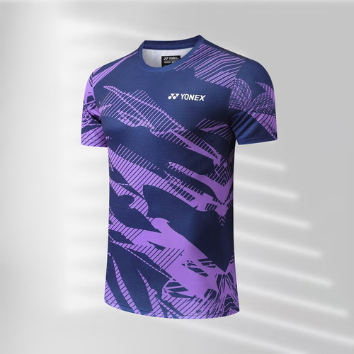 Yonex Training T-Shirt Game Wear Badminton Tennis Multi-Color Wave