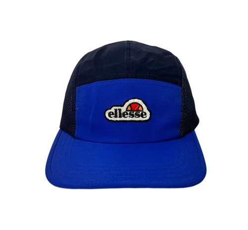 Ellesse 5 Panel Cap Navy Blue Embroidered Logo | Netten