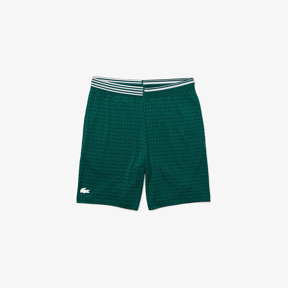 Lacoste Sport Men’s Houndstooth Patterned Breathable Shorts GH7242