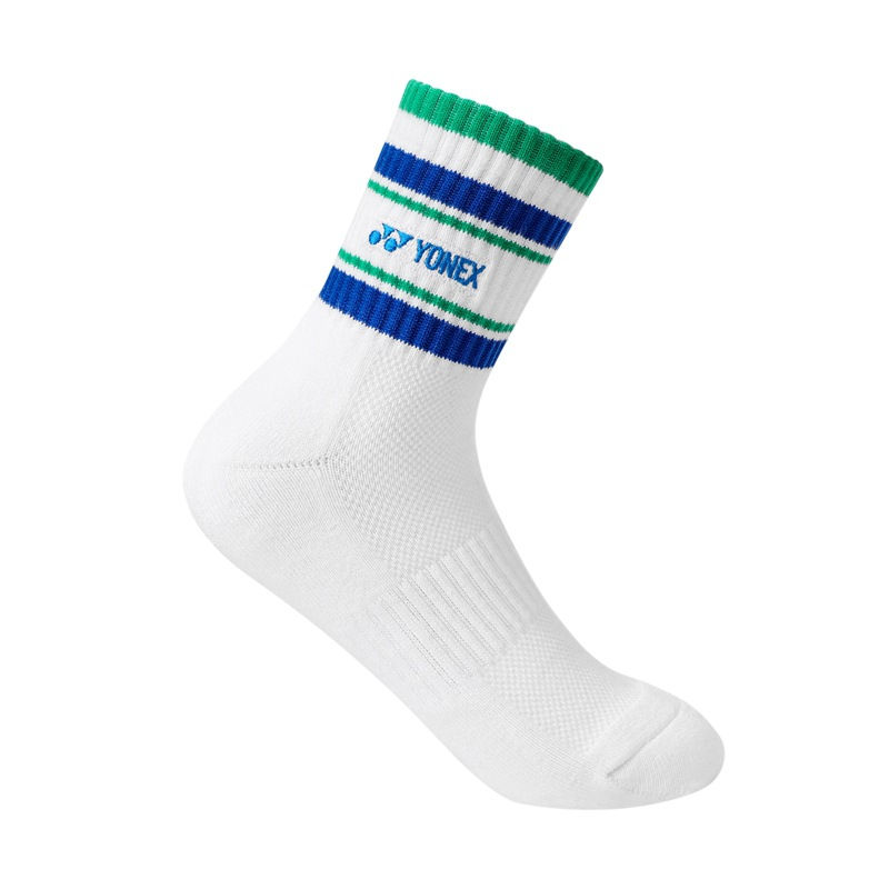 Thumbnail: Yonex 3D Ergo Mid-Crew Striped Socks