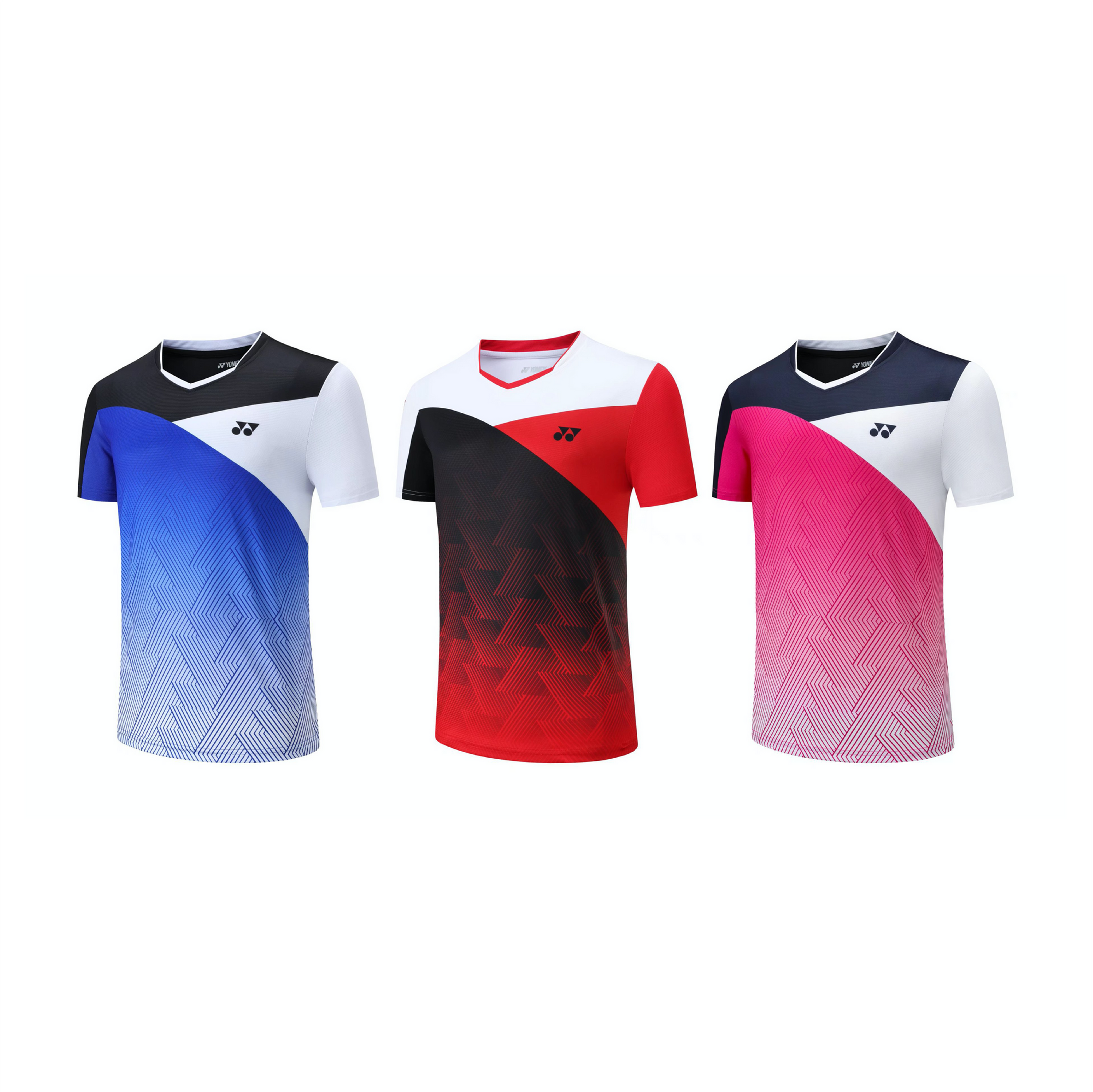Yonex Game Wear Couple T-Shirt (Black/Blue/Pink)