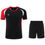 Thumbnail: Mizuno Sports Wear Set T-Shirt (Black/Blue/White) and Shorts