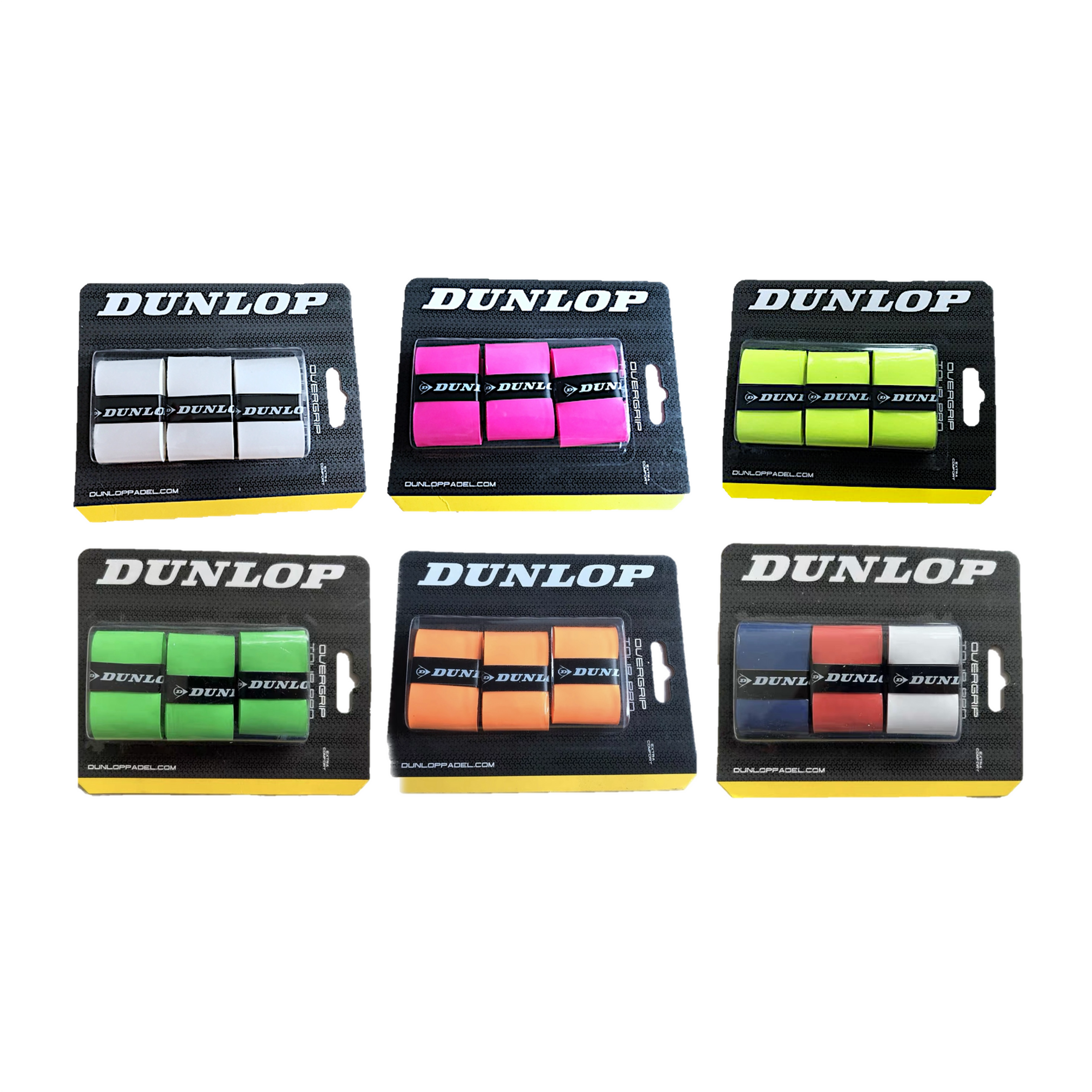 Dunlop Tour Pro Tennis Racket Over Grip (3 Grips)