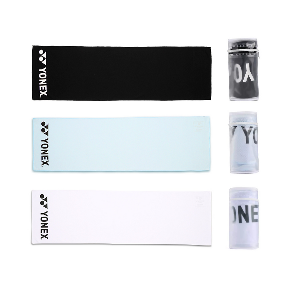 Yonex Sports Ice Towel with Zipper Waterproof Bag AC1223CR