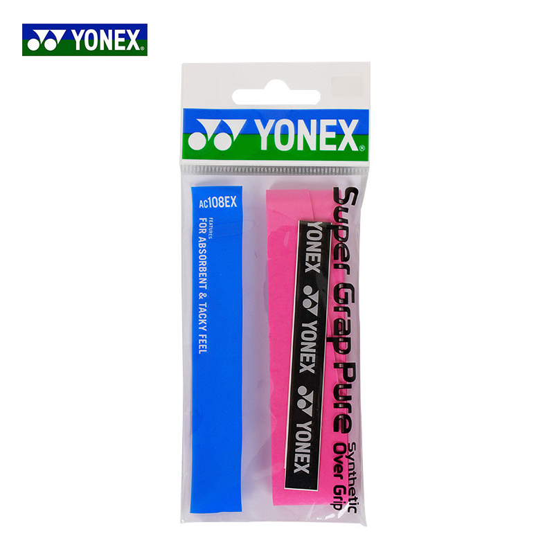Thumbnail: Yonex Super Grap AC108EX Tennis Pure Synthetic Over Grip (1 Wrap)