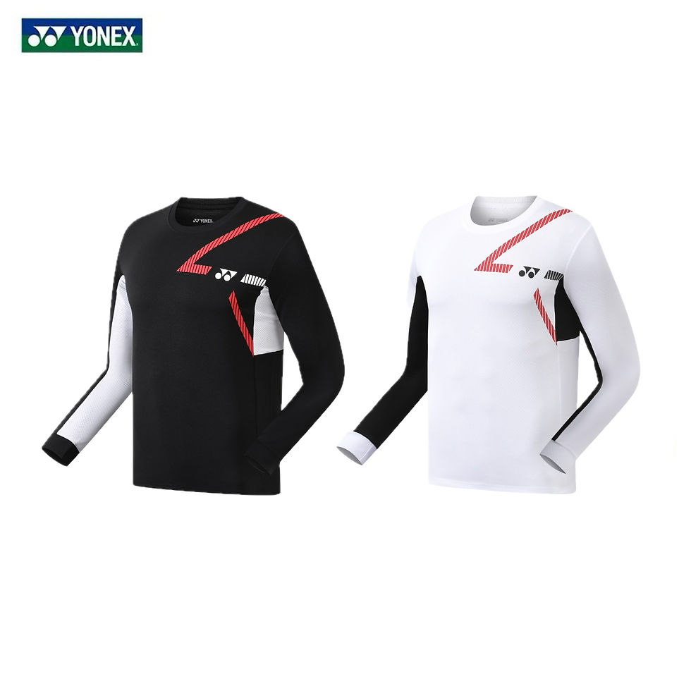 Yonex Fall Winter Game Wear Couple Long-Sleeve Shirt Breathable Quick Dry