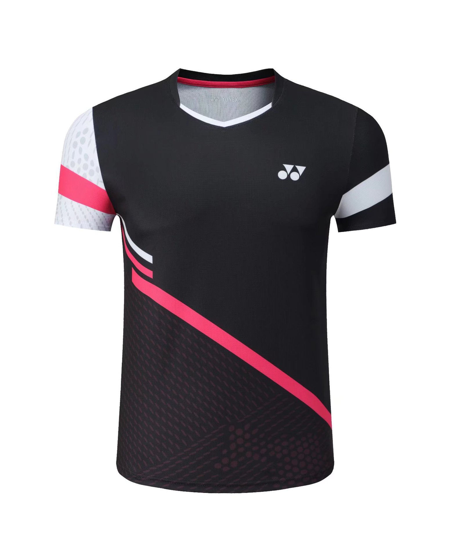 Yonex 2022 Game Wear Couple T-Shirt (Black-Pink)