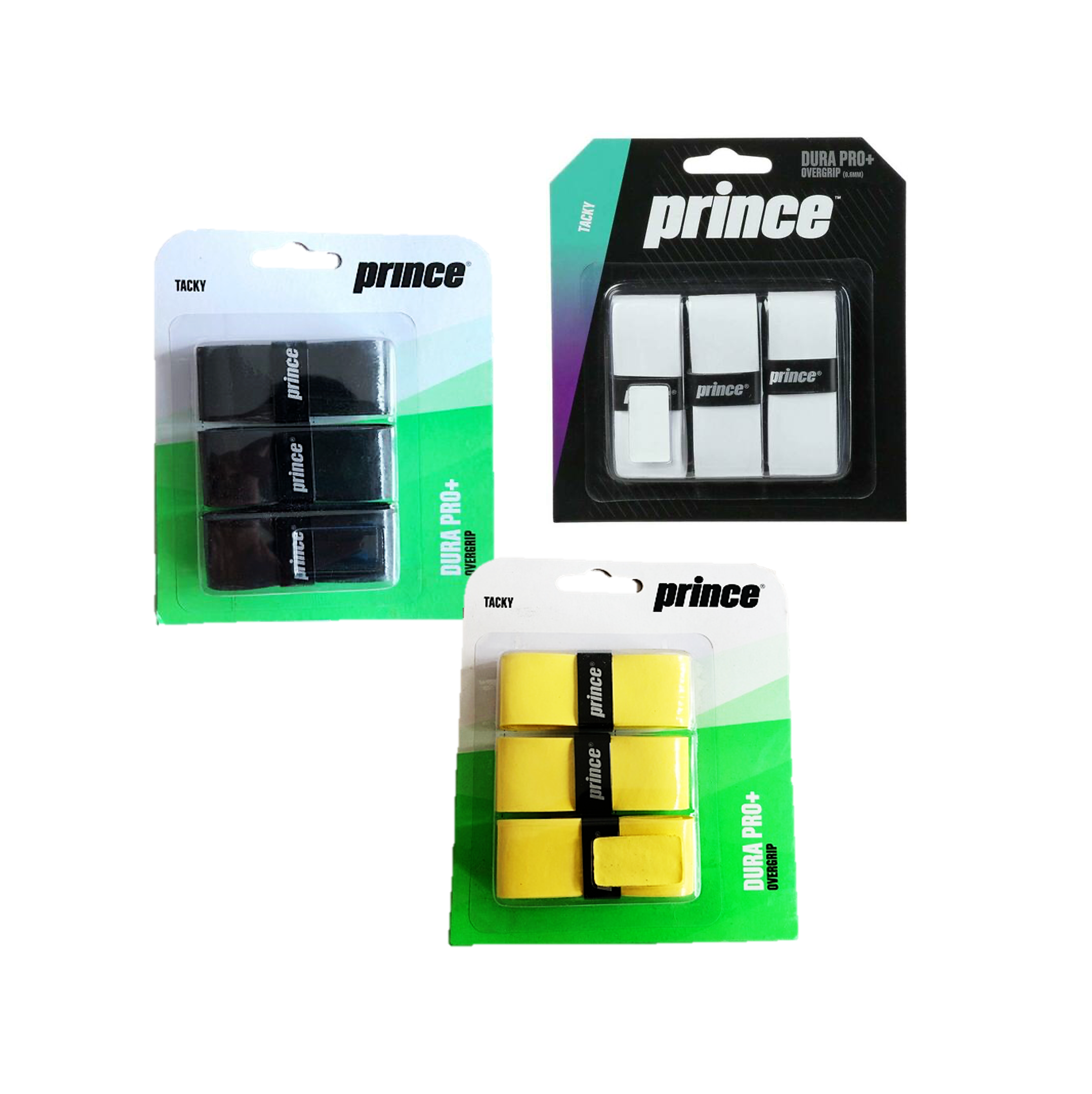 Prince Dura Pro+ Over Grip For Tennis Racket (3 Grips)
