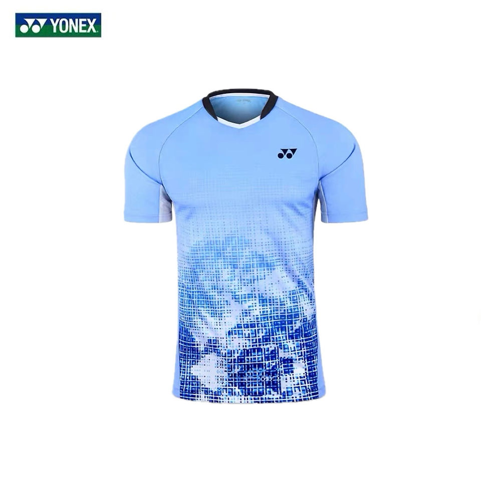 Thumbnail: Yonex Training T-Shirt Game Wear Badminton Tennis Breathable Quick Dry Mosaic