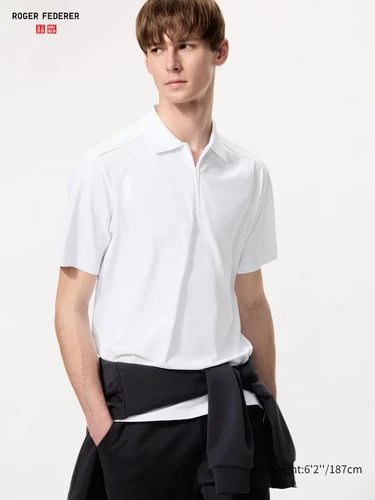 Uniqlo x Roger Federer DRY-EX Half-Zip Polo Shirt 482306 | Netten