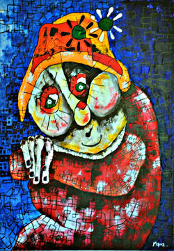 Abuelita de plaza Romana 70x100