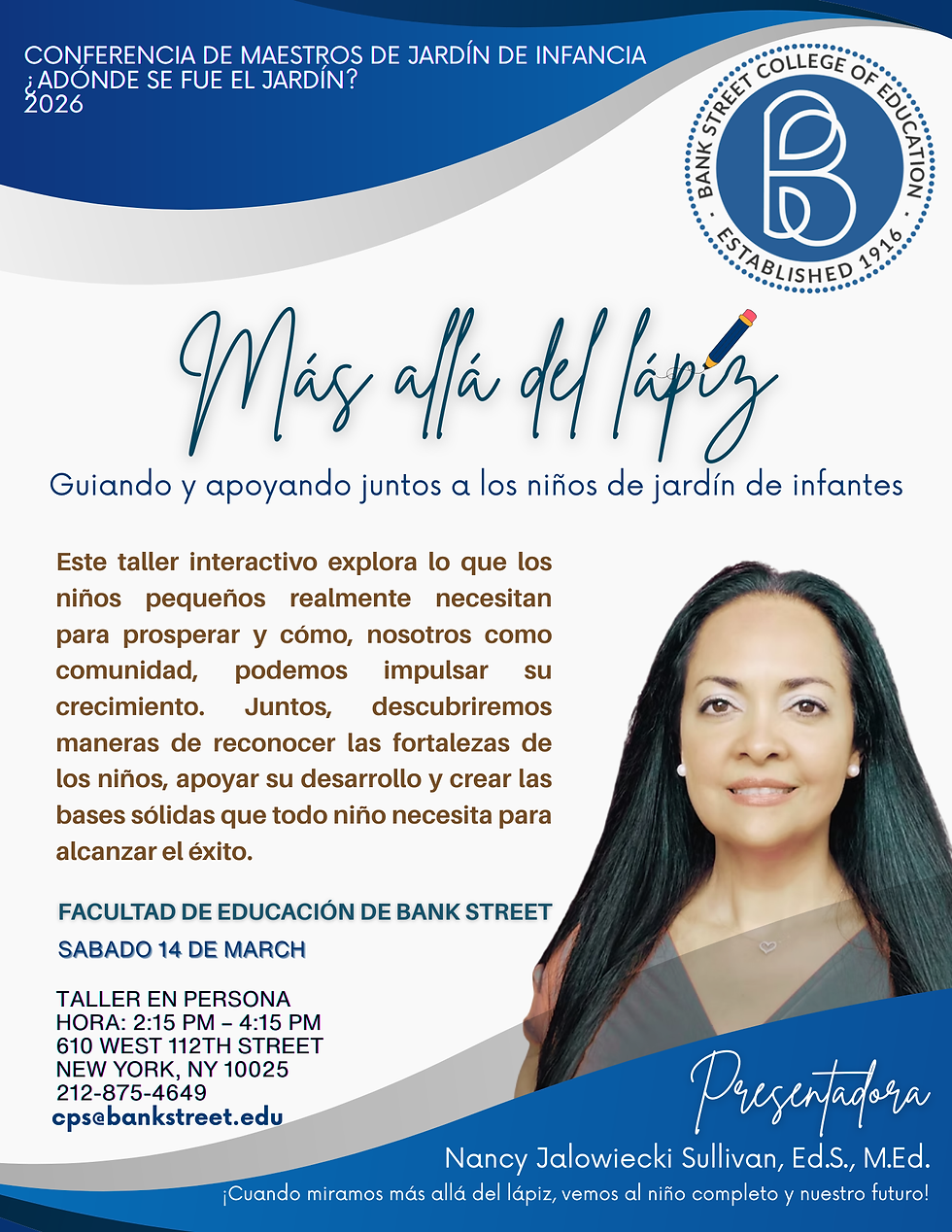 Más allá del lápiz - Conferencia anual de la Universidad de Bank Street
