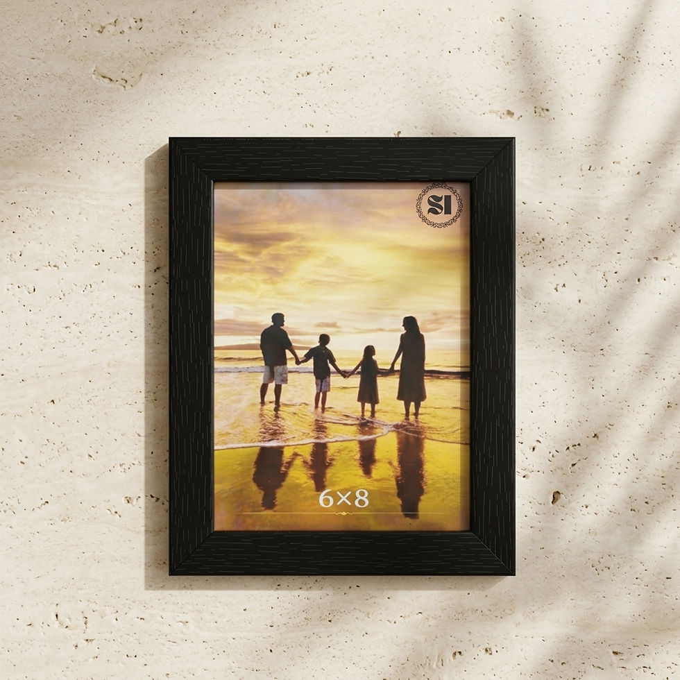 Thumbnail: 6x8 black matte executive frame Bangalore wholesale.